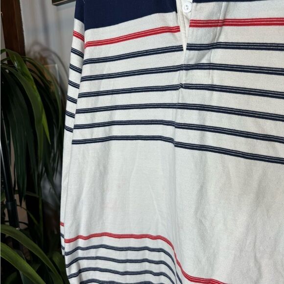 Vintage Lands End Striped Rugby - Picture 6 of 9